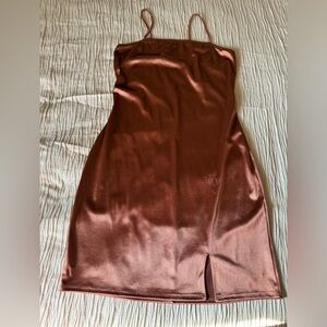 Bronze party dress